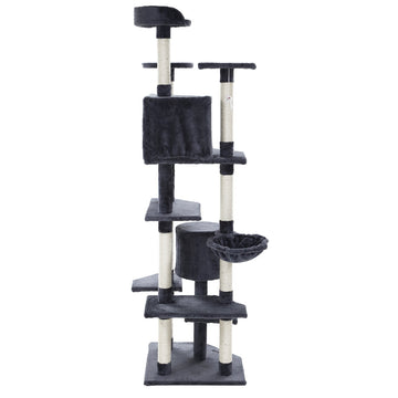 i.Pet Cat Tree 203cm Trees Scratching Post Scratcher Tower Condo House Furniture Wood i.Pet